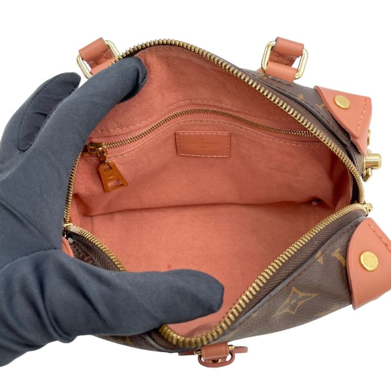 Louis Vuitton Petite Malle Souple M45531 Monogram Canvas Shoulder Bag