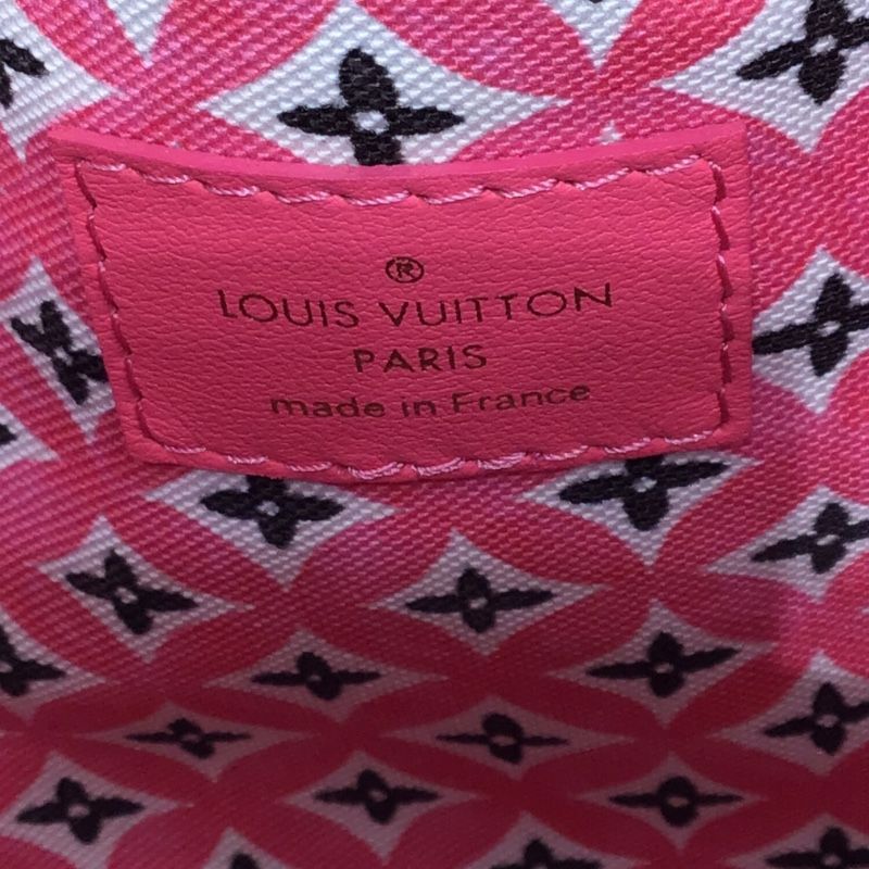 Louis Vuitton Nano Noe Monogram Flower Tile Shoulder Bag