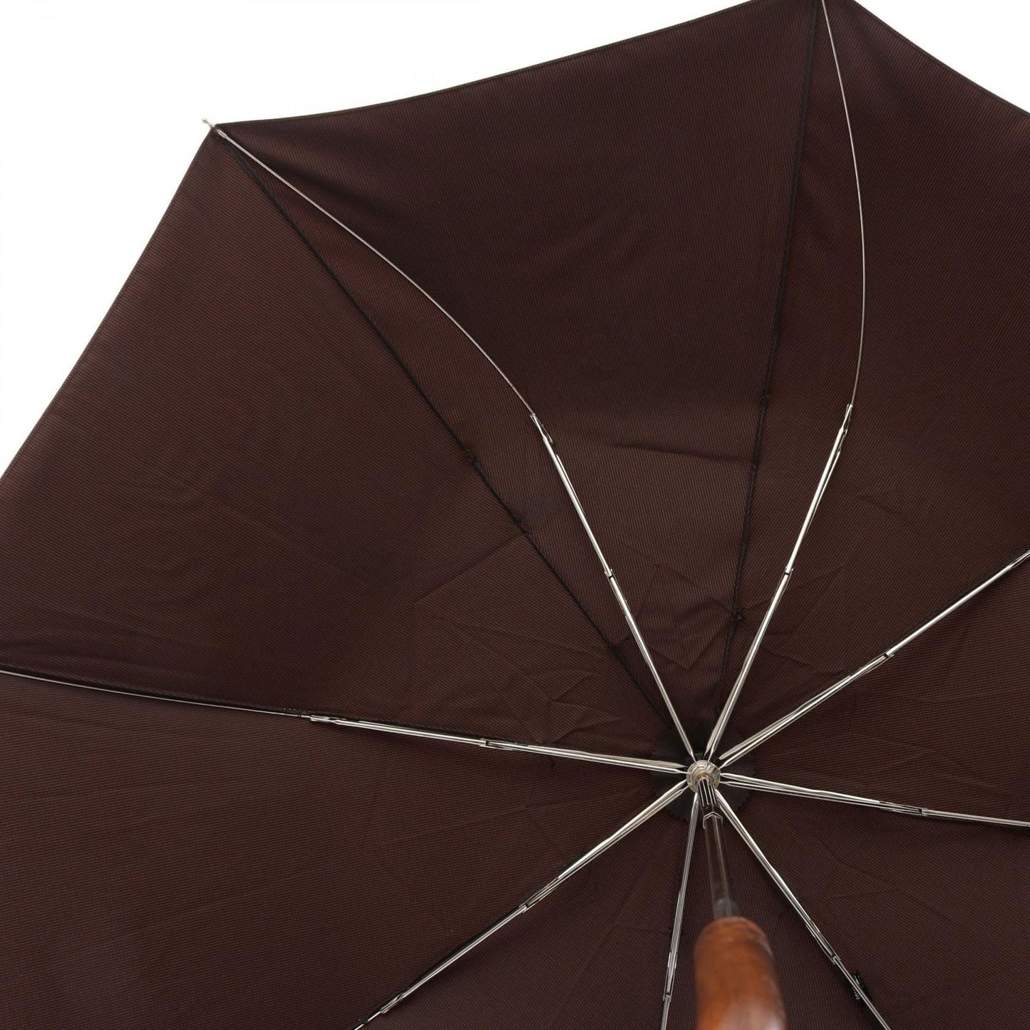 HERMES Brown Folding Umbrella - Timeless Elegance