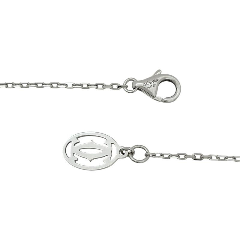 Cartier Amour Necklace in K18 White Gold with Diamonds