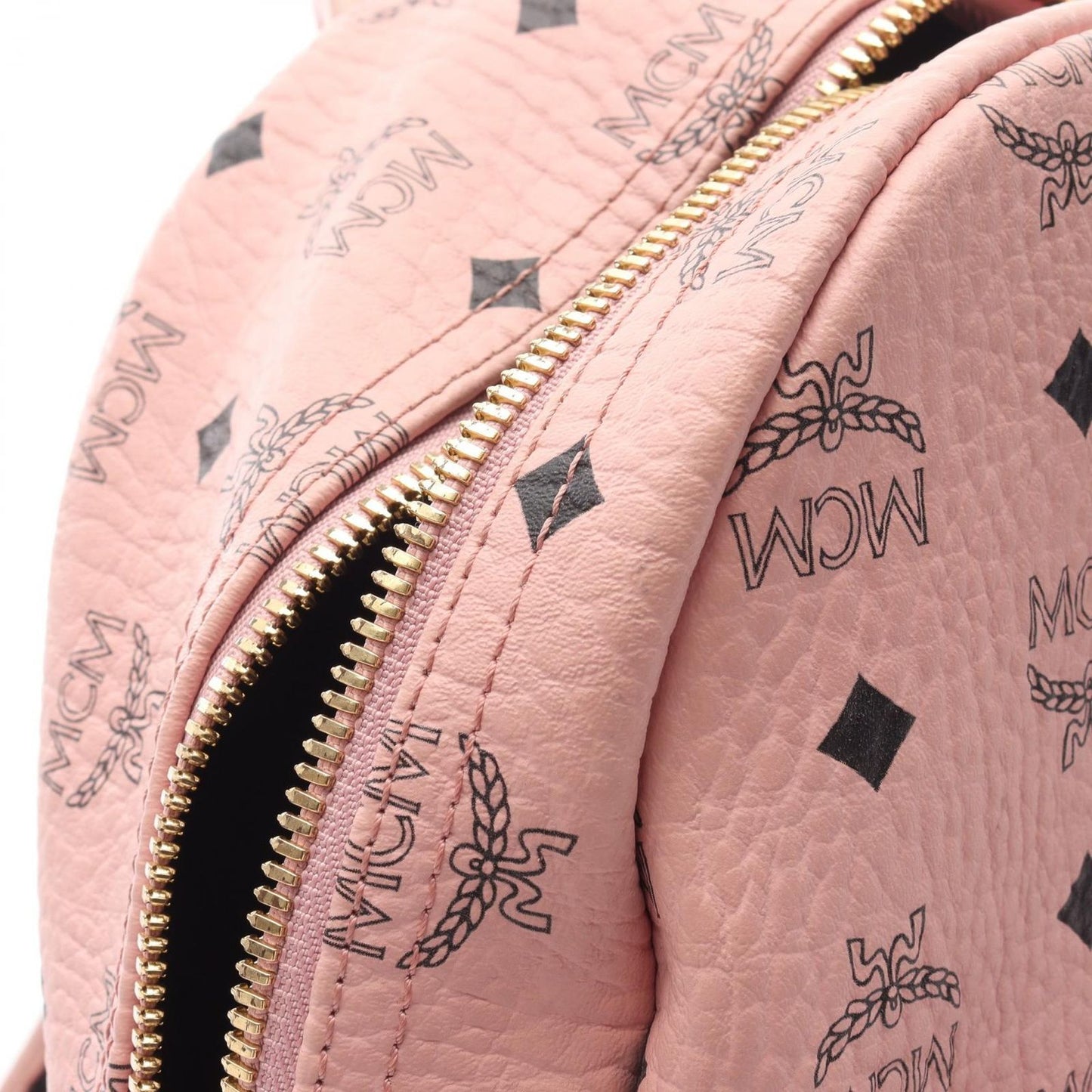 MCM Visetos Pink Leather Backpack - Exquisite Craftsmanship