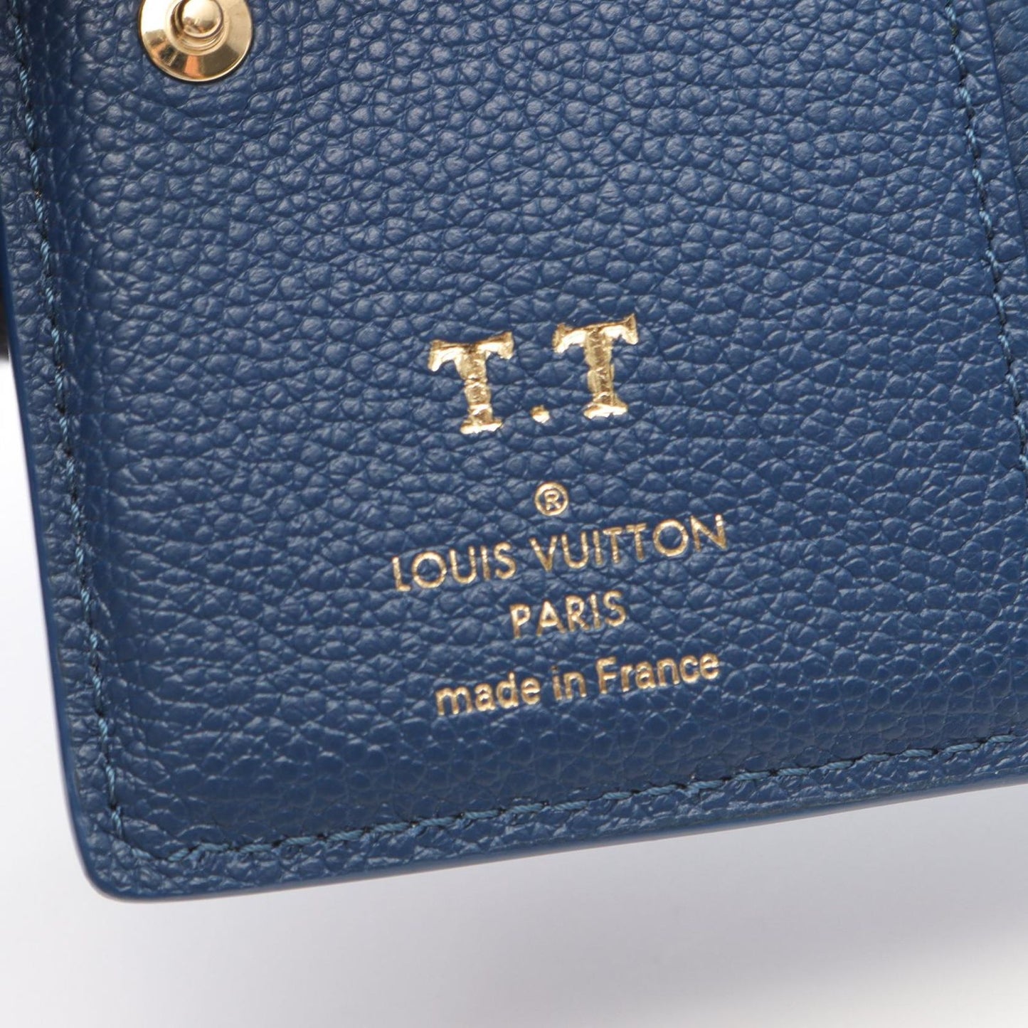 Louis Vuitton Monogram Empreinte Wallet - Portefeuille Clara in Navy