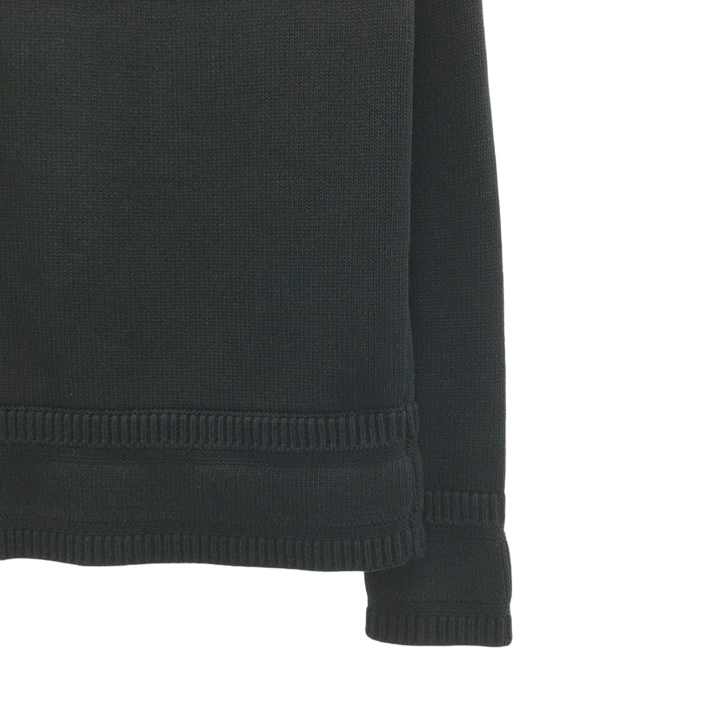 GIVENCHY Black Cotton Knit Sweater - Timeless Elegance