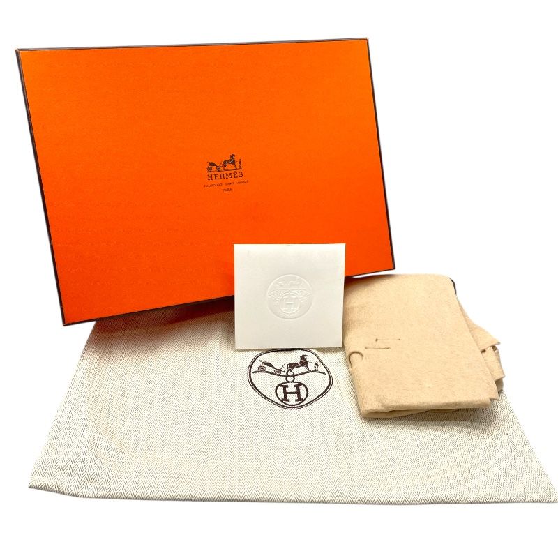 HERMES Chain Shoulder Bag in Silk with Silver Hardware - 2010 Edition