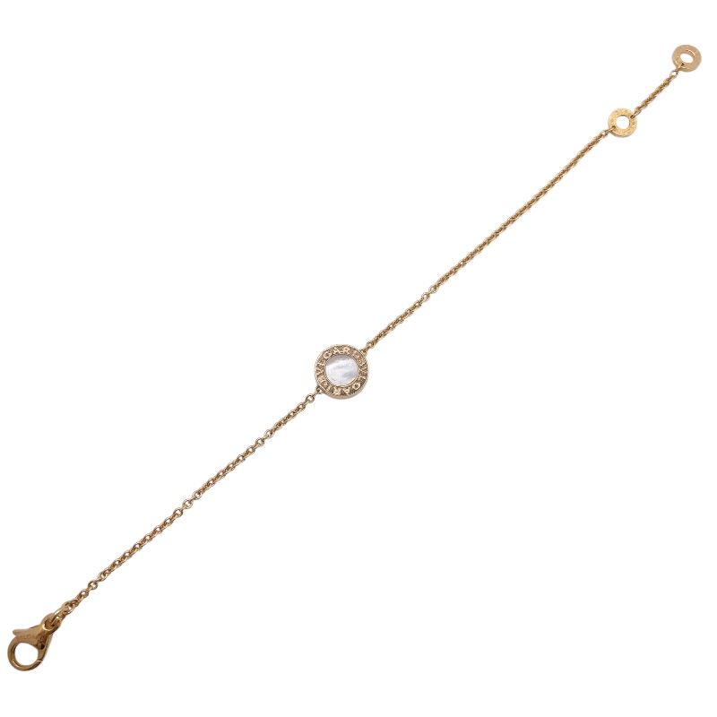BVLGARI B.zero1 Bracelet in K18 Pink Gold with Mother of Pearl