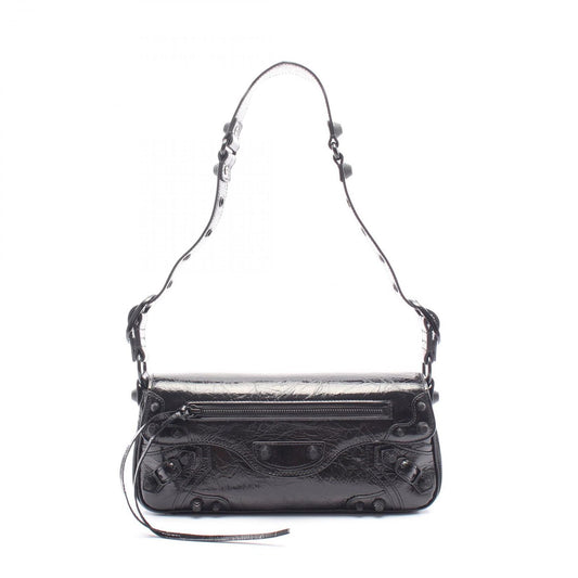 BALENCIAGA Le Cagole S Shoulder Bag in Black Leather - New