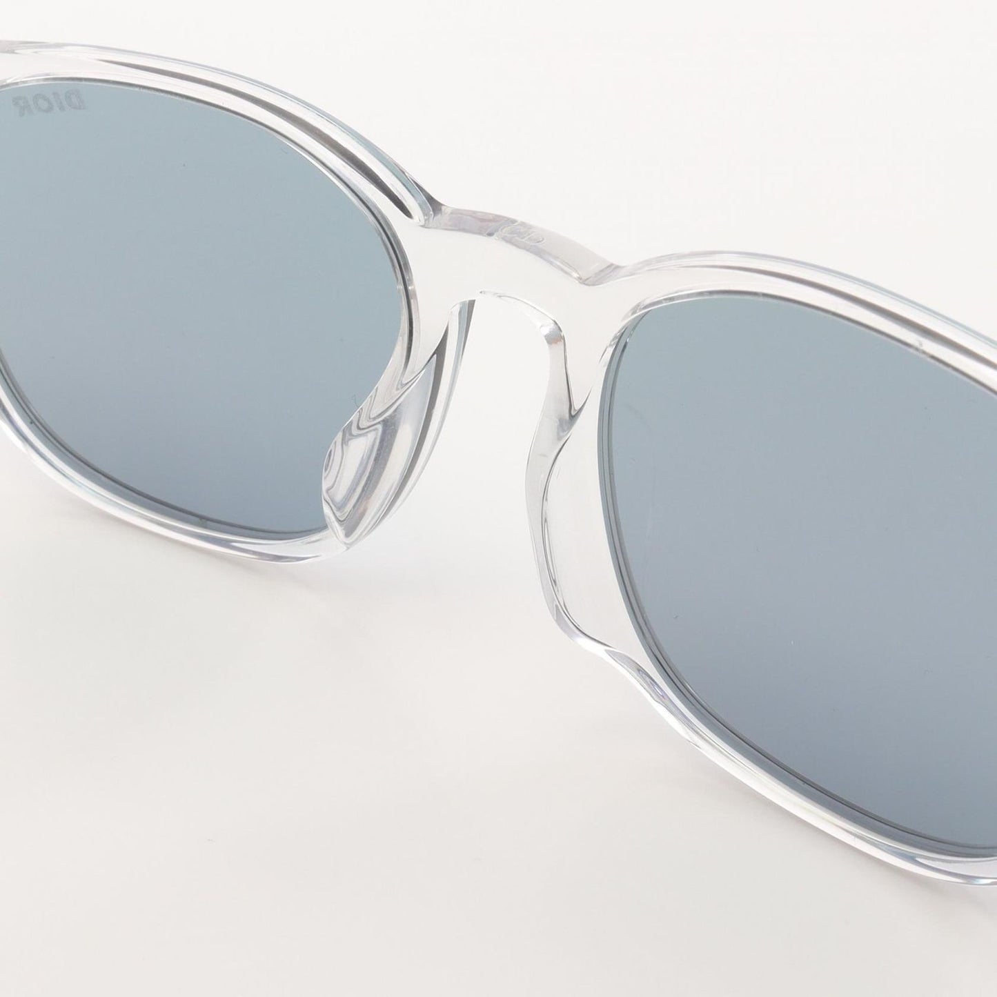 Dior INDIOR S1F 85B7 Clear/Blue Sunglasses - New & Authentic