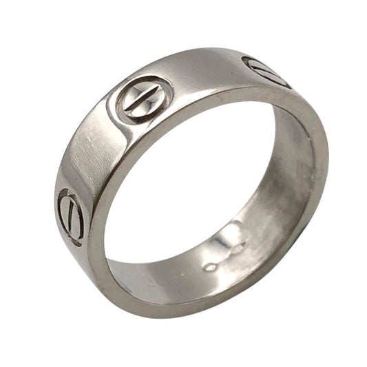 Cartier Love Ring in Platinum Pt950 - Timeless Elegance