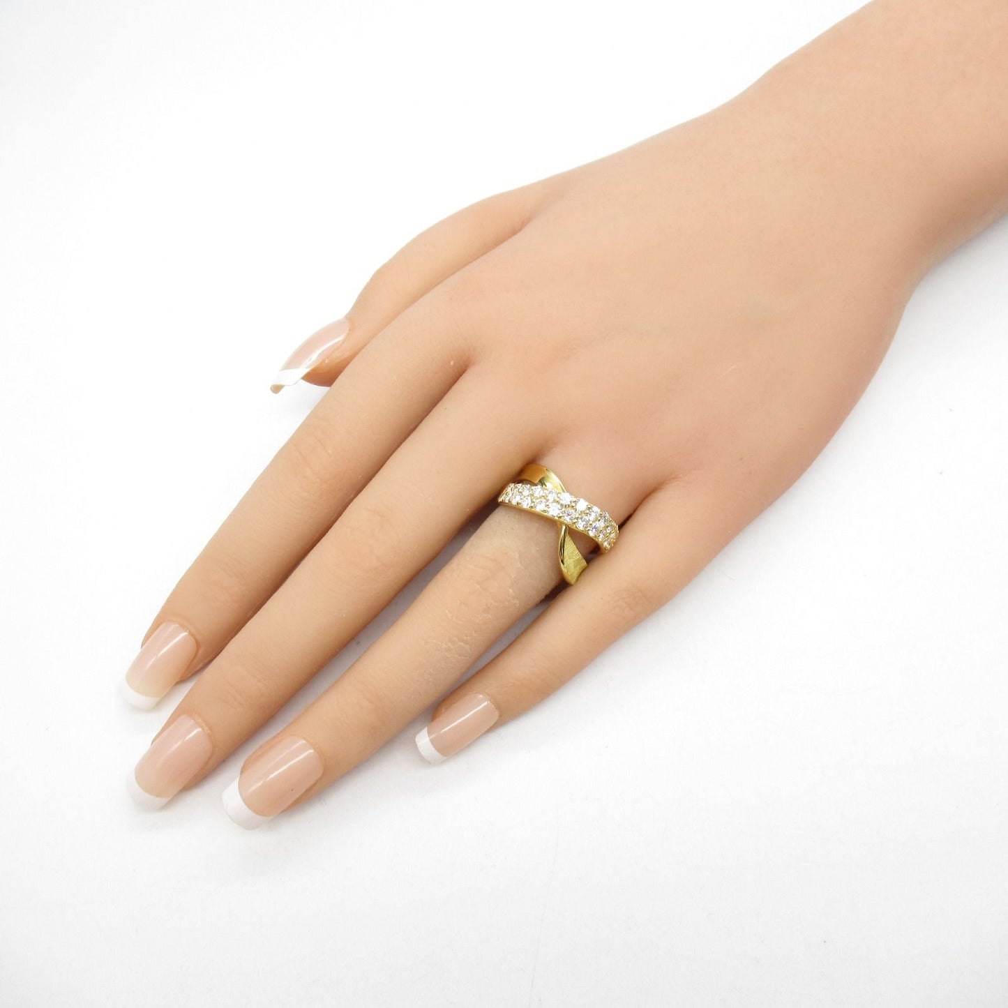 Exquisite K18 Yellow Gold Diamond Ring - 1.34ct Luxury Piece