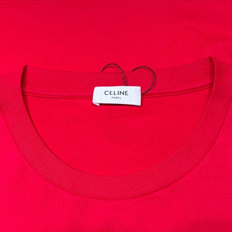 CELINE Men's Cotton Print T-Shirt - Size L - Timeless Elegance