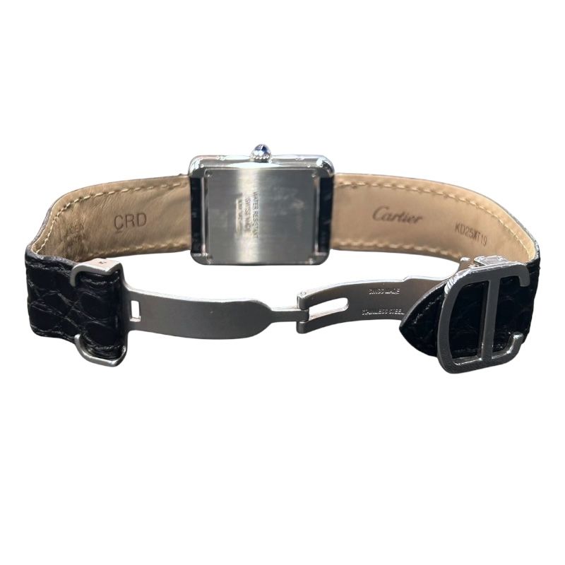 Cartier Tank Solo SM W520005 - Elegant Silver Dial Quartz Watch