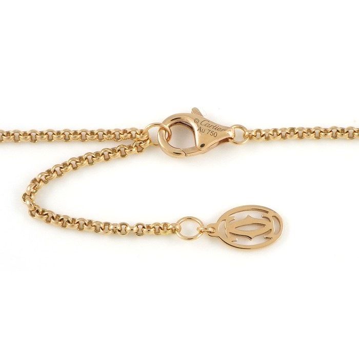 Cartier Le Berlingot Necklace in Pink Chalcedony & Garnet