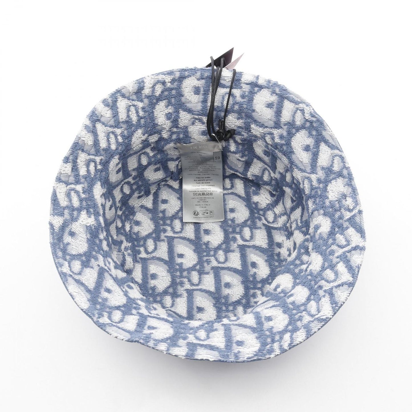Dior x Parley Reversible Bucket Hat - Blue Nylon, New