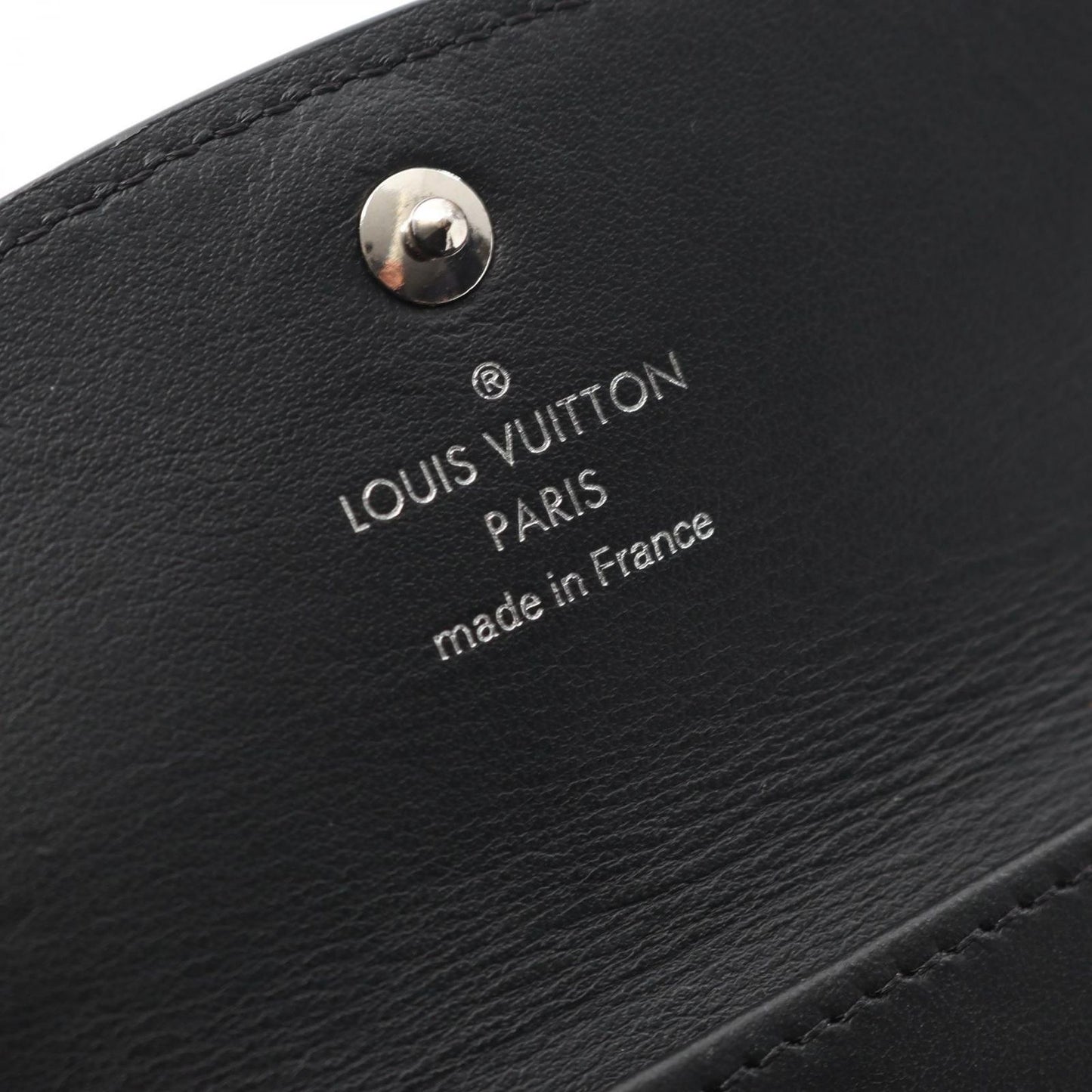 Louis Vuitton Monogram Mahina Noir Key Case - Exquisite Craftsmanship