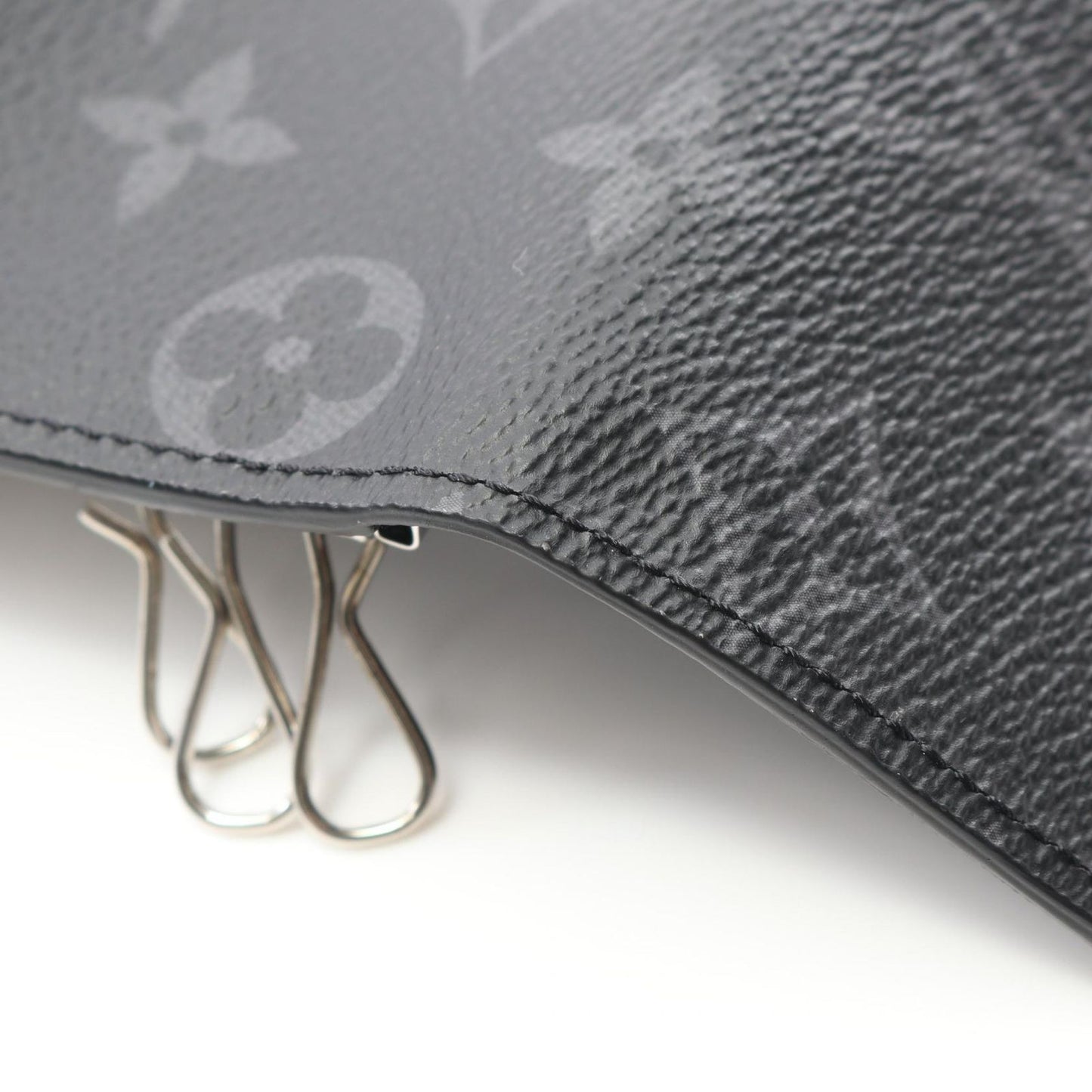 Louis Vuitton Monogram Eclipse Multi-Case 6 Key Holder - Black