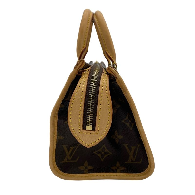 Louis Vuitton Popincourt M40009 Monogram Canvas Handbag - Brown