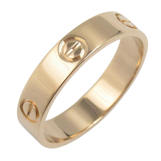 CARTIER Love Ring in K18 Pink Gold - Timeless Elegance