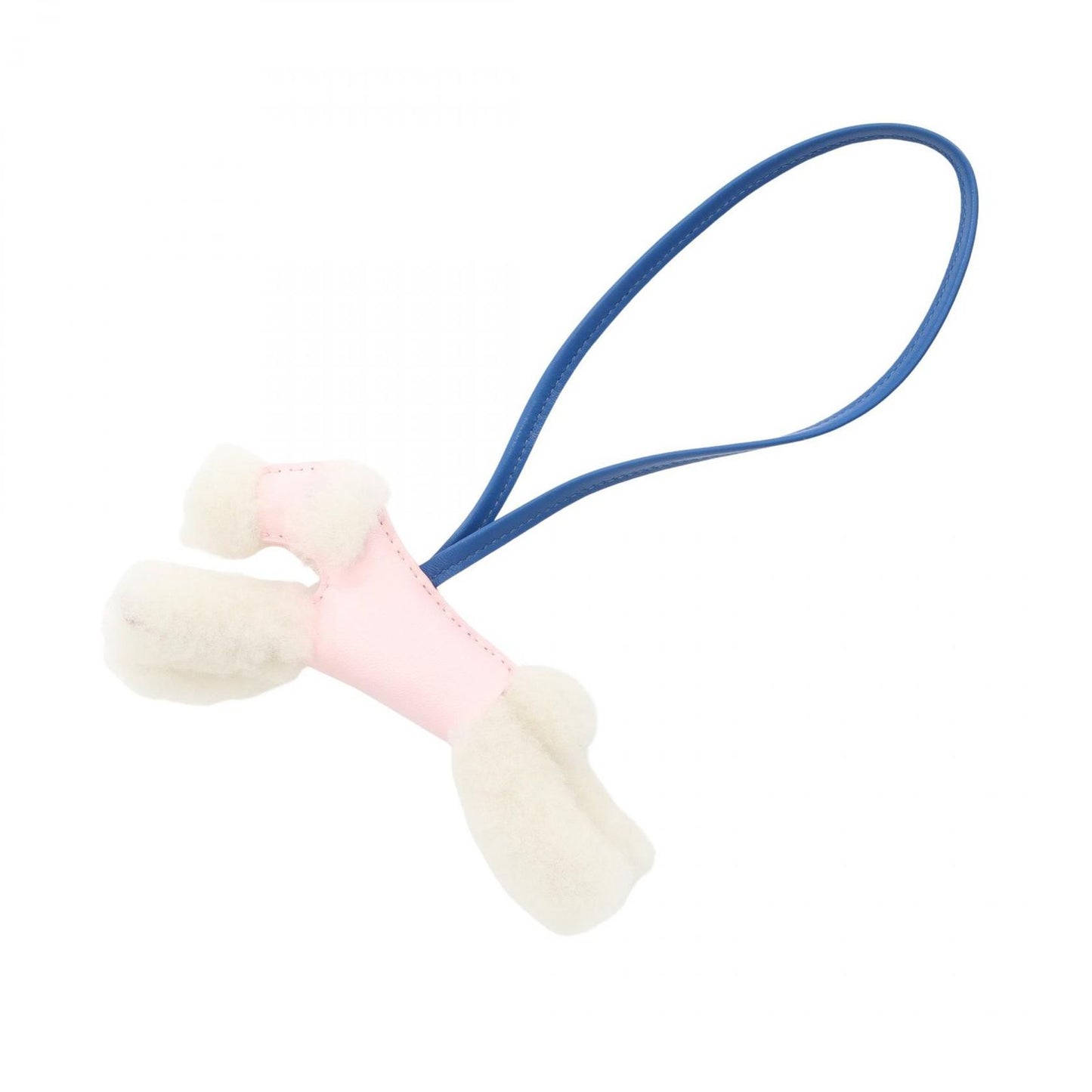 HERMES Buddy Charm in Rose Darlin & Blue France - Unused Luxury Accessory