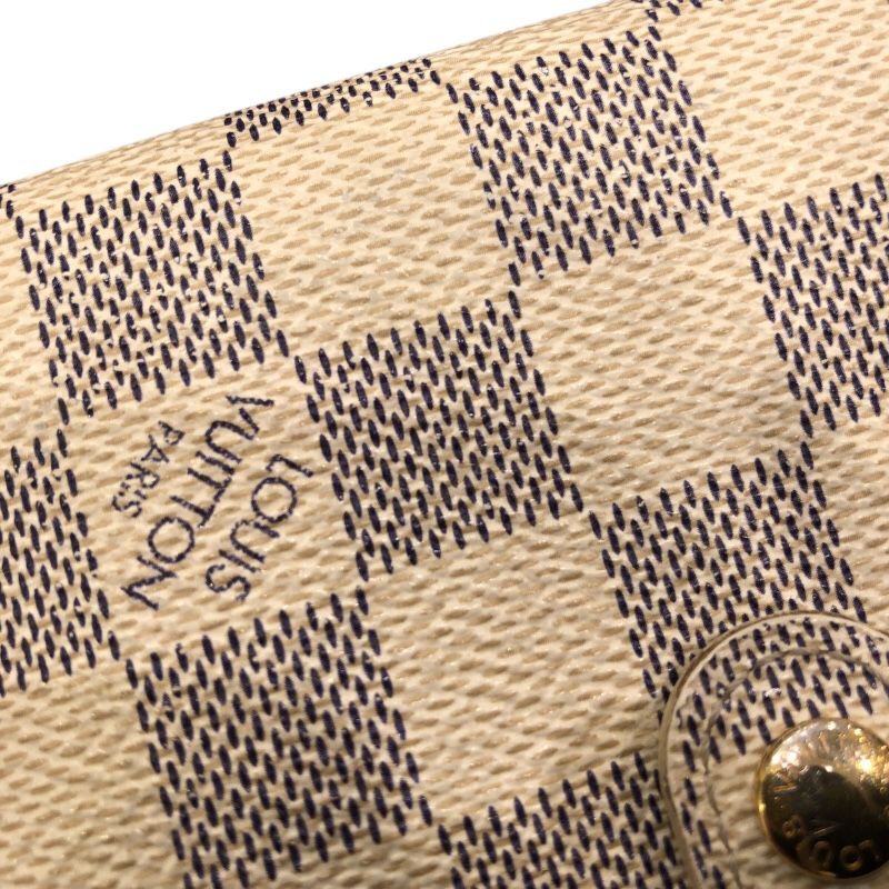 Louis Vuitton Portefeuille Viennois M61676 - White Damier Azur Wallet