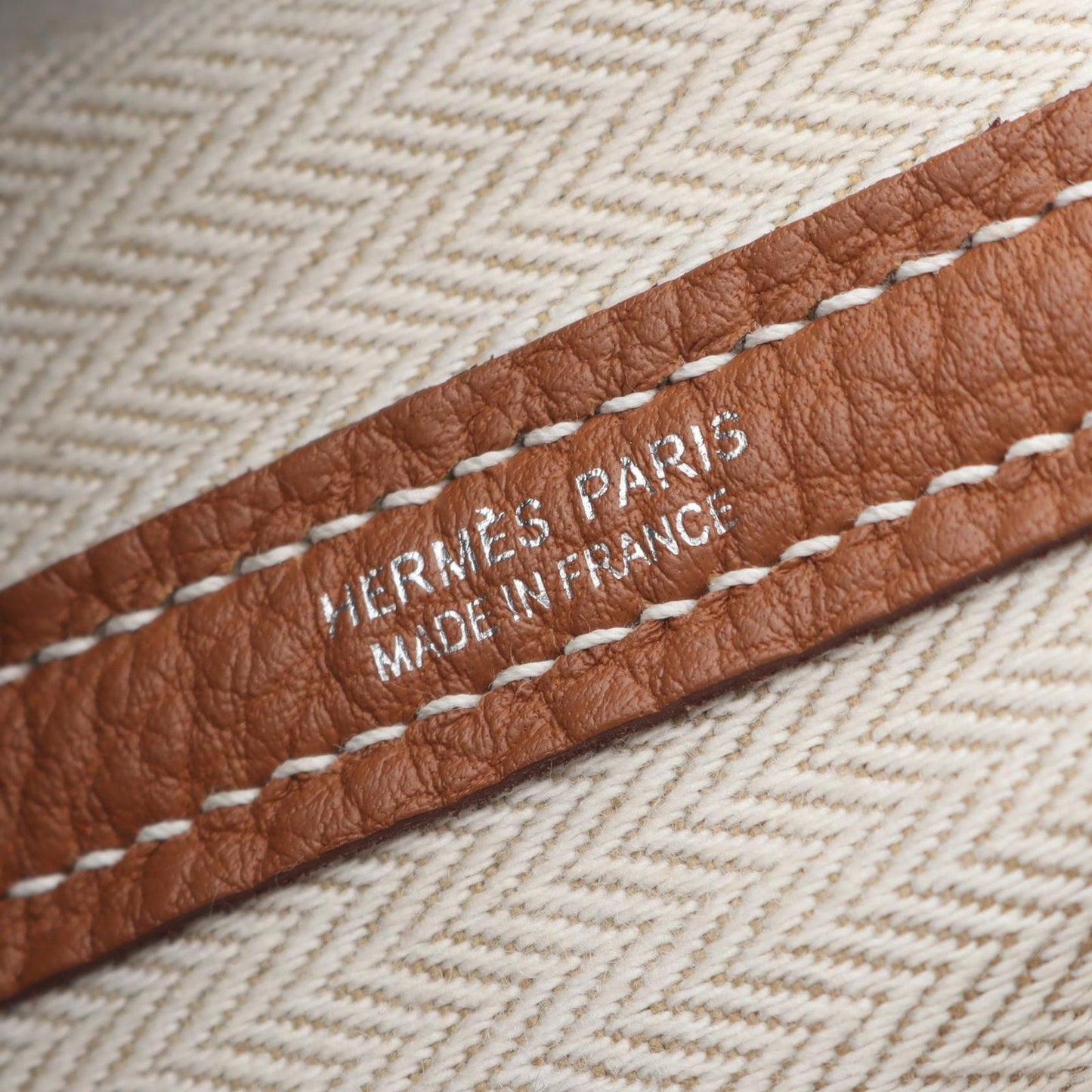 HERMES Garden Party PM Tote Bag in Gold Leather - Exquisite Craftsmanship