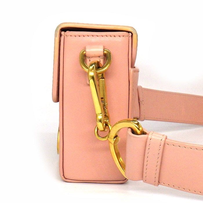 Dior 30 Montaigne Box Micro Shoulder Bag in Rose Devan