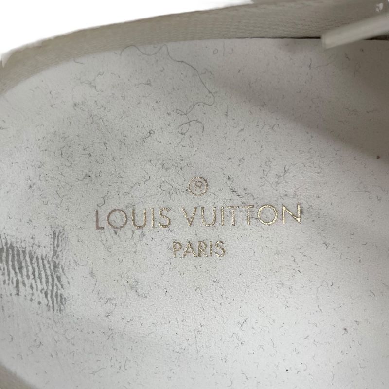 Louis Vuitton Tattoo Line Metallic Low-Cut Sneakers - Silver, UK9.5