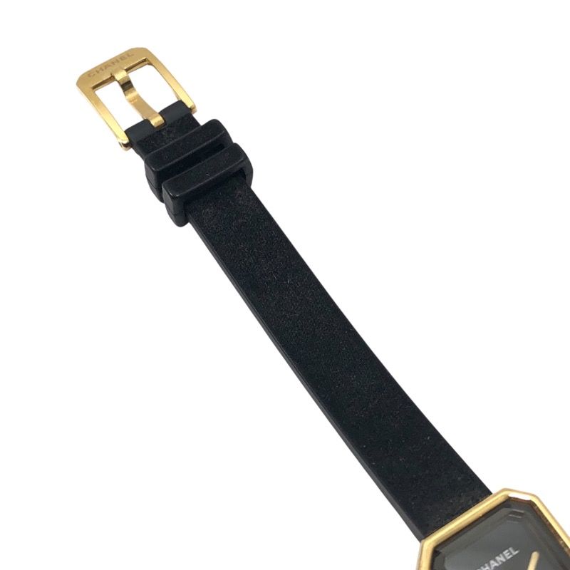 CHANEL Première Ribbon H6125 Black K18YG/Titanium Quartz Watch