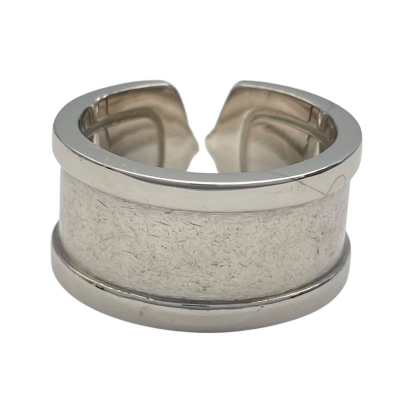 Cartier C2 Ring LM in K18 White Gold - Exquisite Luxury