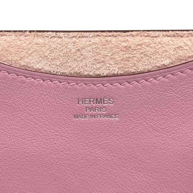 HERMES In The Loop 18 Handbag in Mauve Silvestre with Silver Hardware