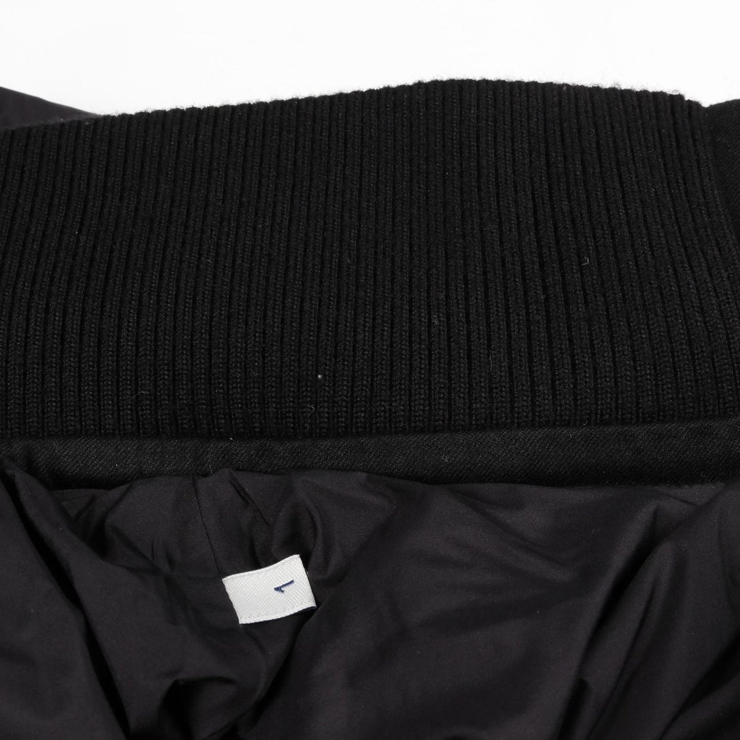 MONCLER Mussala Down Jacket - Black Wool & Nylon - Size N