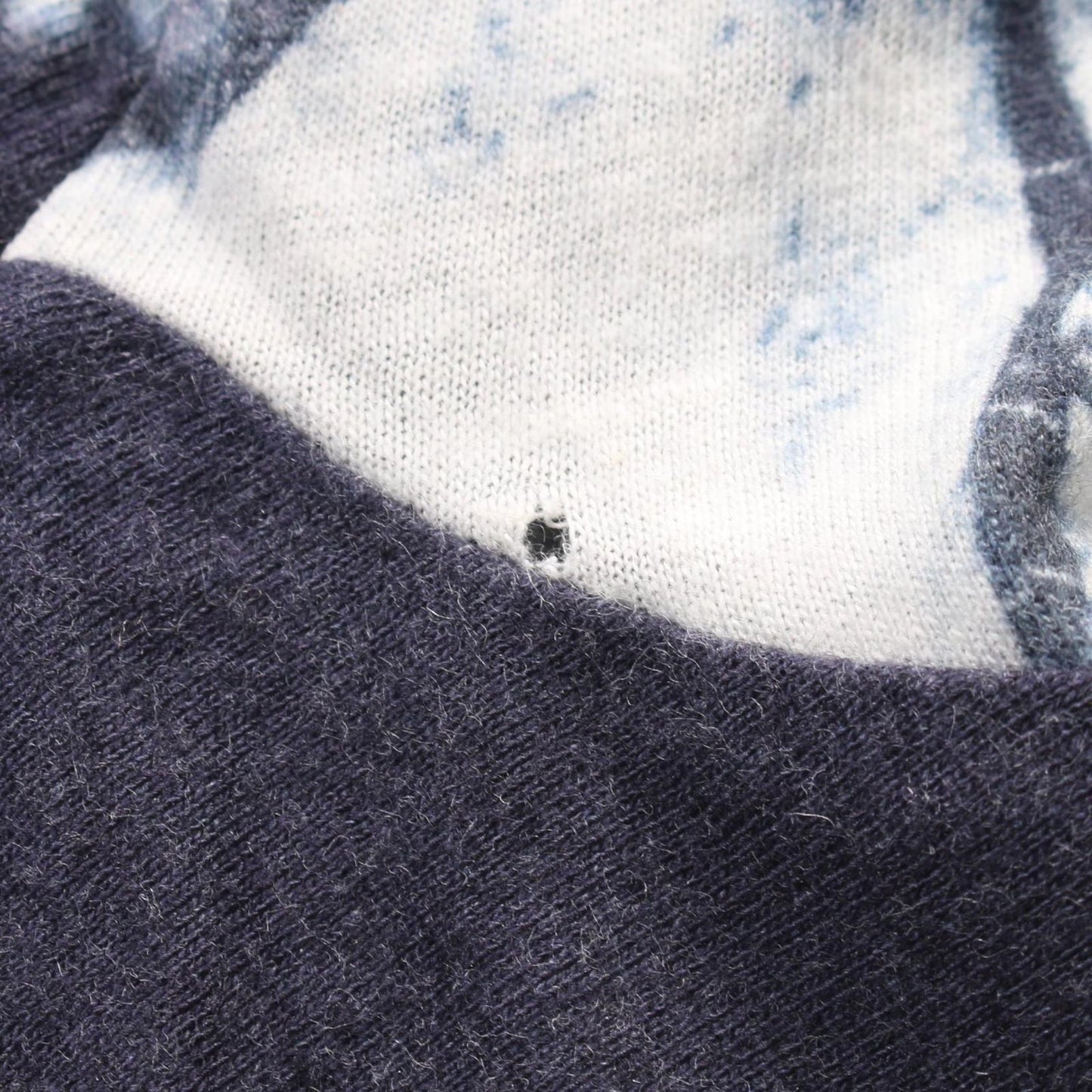 Christian Dior J'ADIOR Tie-Dye Cotton T-Shirt - Navy & White