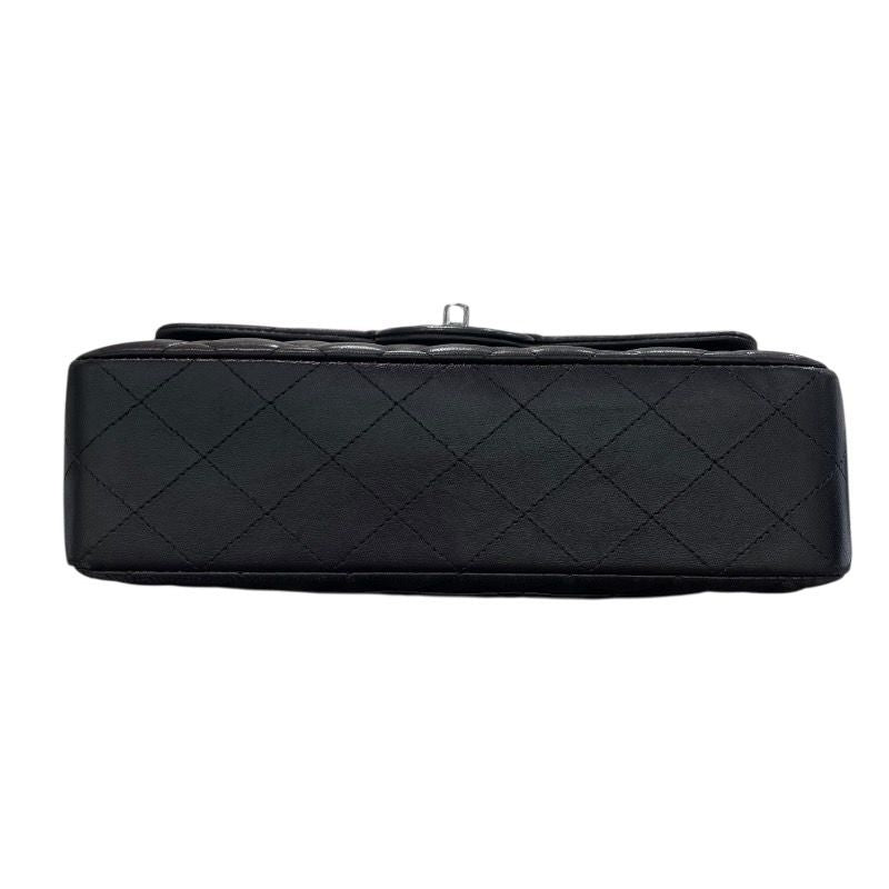 CHANEL Matelassé 23 Black Lambskin Shoulder Bag with Silver Hardware
