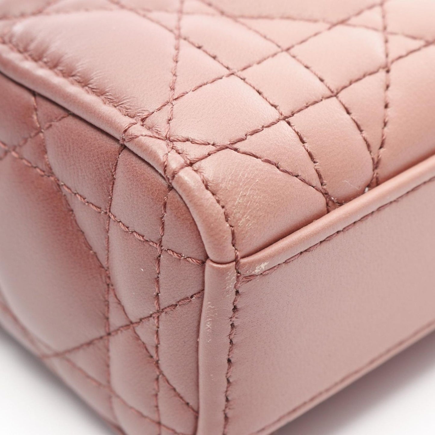 Dior Lady D-Joy Medium Handbag in Pink Brown Gradient Leather