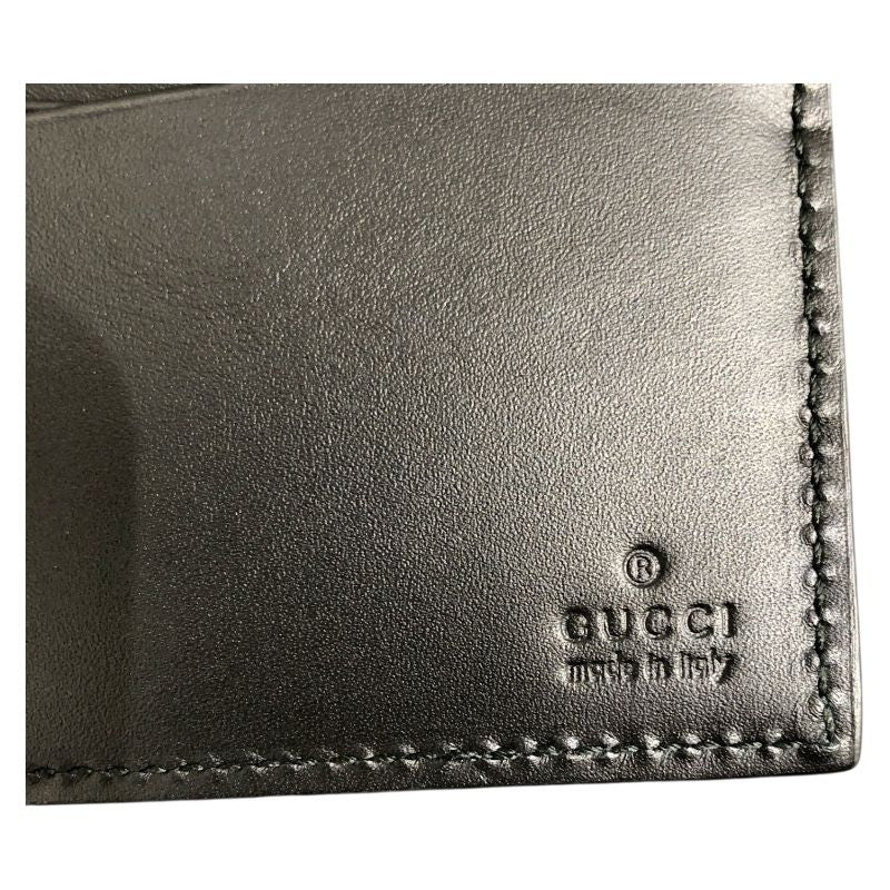 GUCCI GG Ghost Bi-Fold Wallet in Blue/Yellow Leather - Exclusive Design