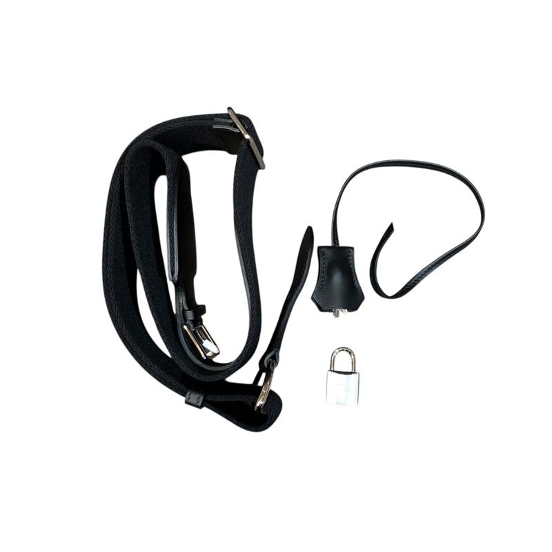 HERMES Bolide à Dos Black Togo & Swift Leather Tote Bag