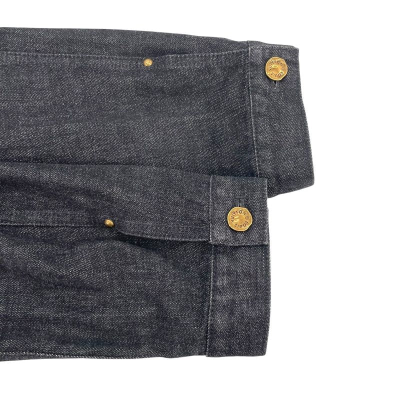 Louis Vuitton Black Karakorum Denim Jacket - Timeless Elegance