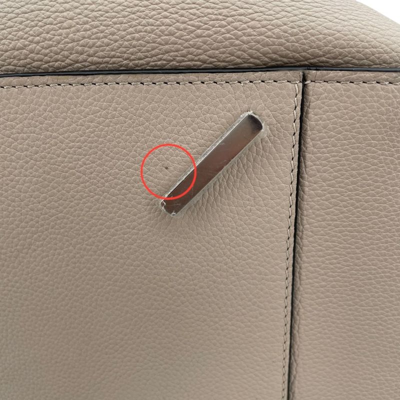 LOEWE Hammock Bag Drawstring Small Beige Calf Leather