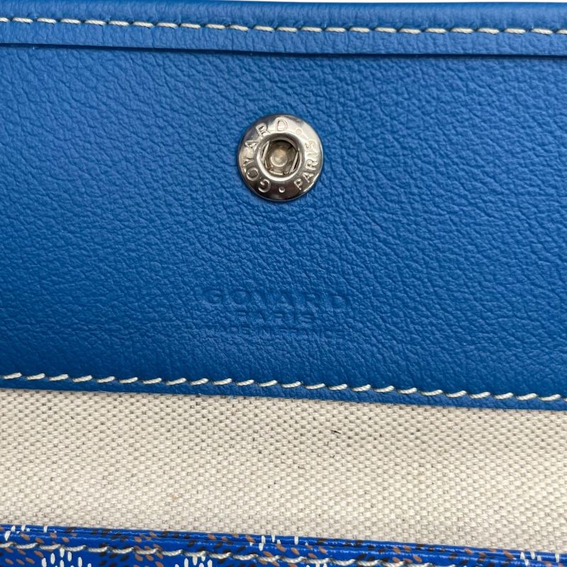 GOYARD Saint Louis GM Blue Coated Canvas Tote Bag - Exquisite Luxury