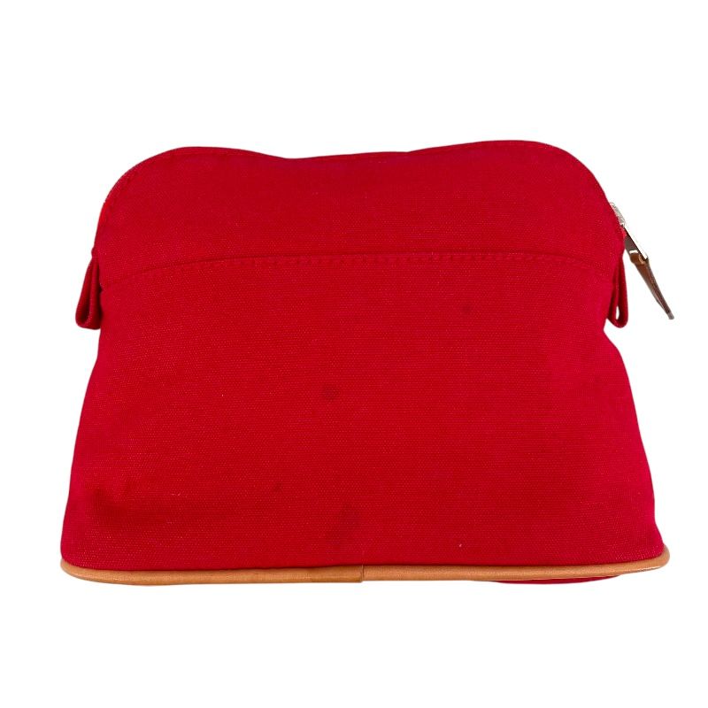 HERMES Bolide Pouch 20 in Red - Exquisite Luxury Accessory