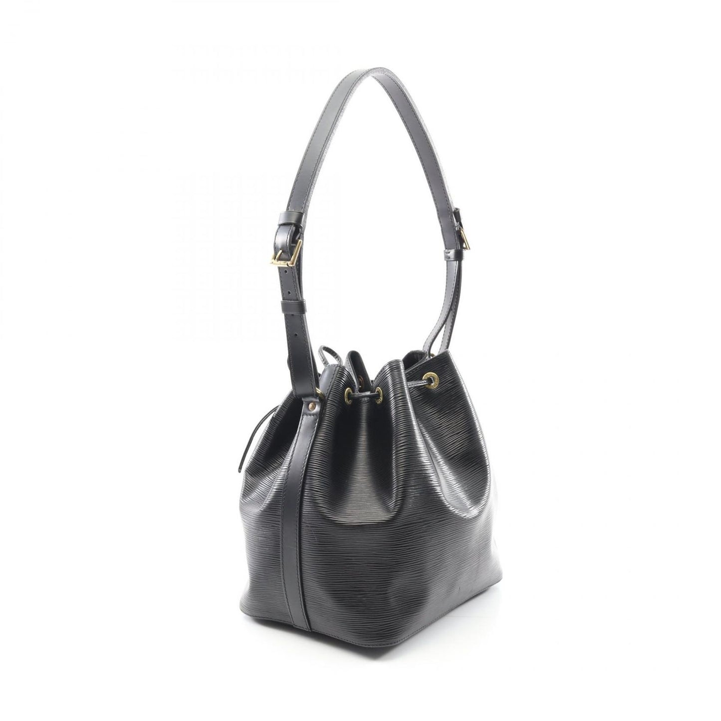 Louis Vuitton Petit Noé Noir Epi Leather Shoulder Bag