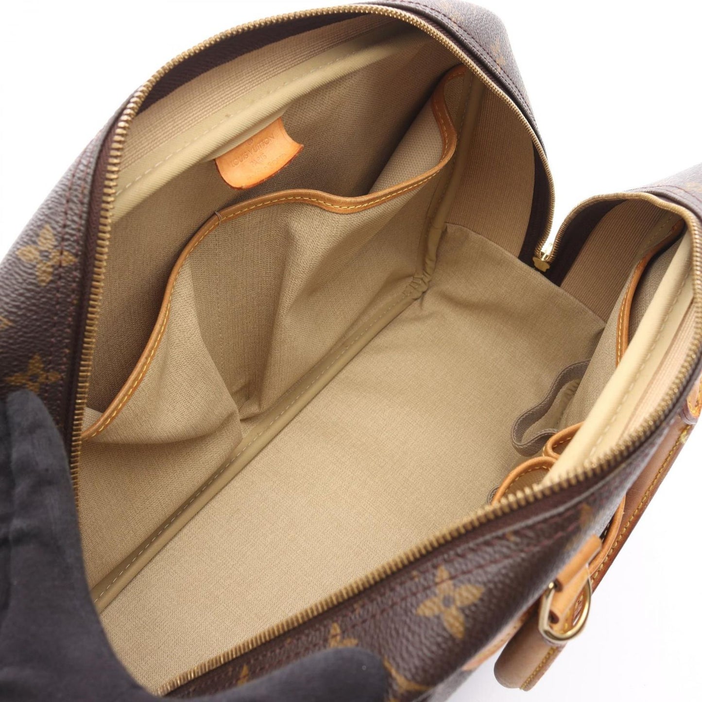 Louis Vuitton Deauville Bowling Vanity Handbag - Monogram Canvas