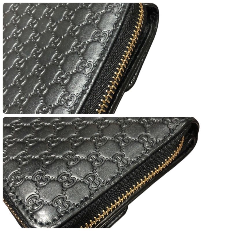 GUCCI Long Wallet 449364 in Black Leather - Men's Luxury Accessory