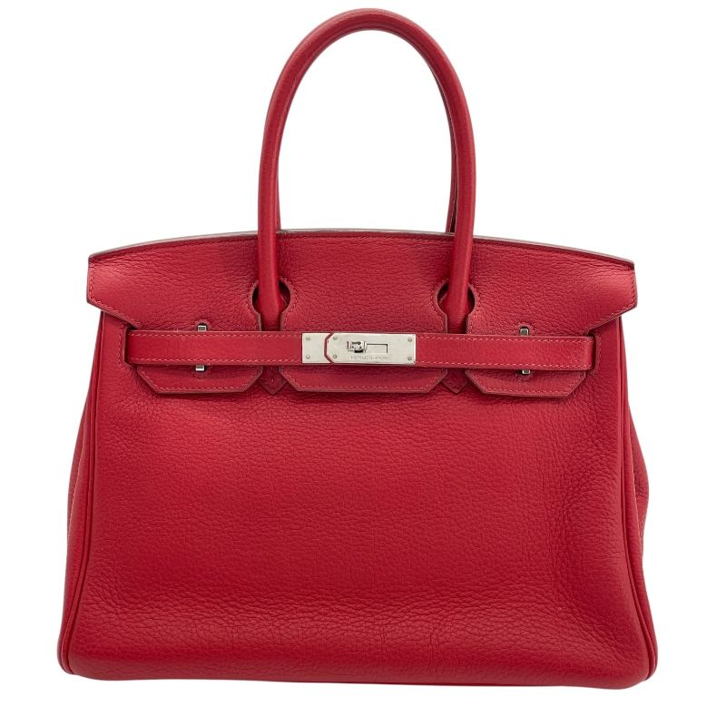 HERMES Birkin 30 in Rouge Garanse with Silver Hardware - Iconic Luxury