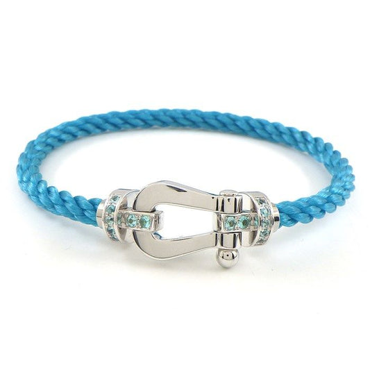 FRED Force 10 Large Model Bracelet with Blue Tourmaline