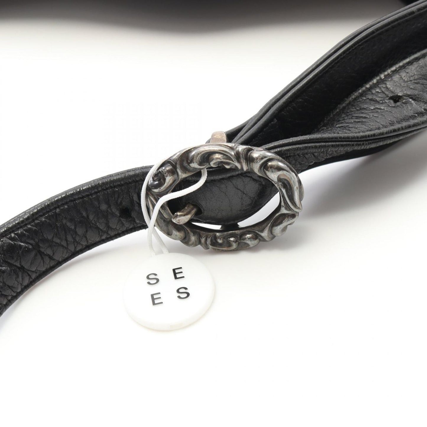 CHROME HEARTS Black Leather Shoulder Bag - Timeless Elegance