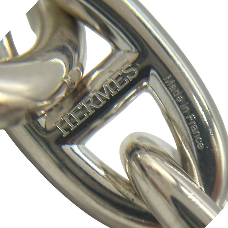 HERMES Silver Chaine d'Ancre GM Bracelet - Timeless Elegance