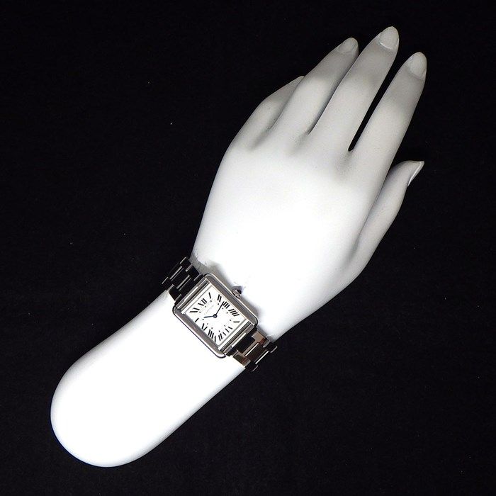 Cartier Tank Solo SM W5200013 - Exquisite Silver Dial Watch