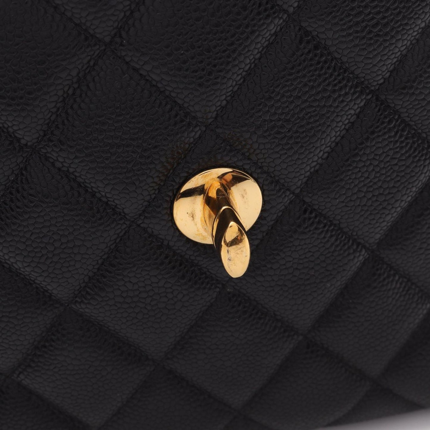 CHANEL Matelassé Single Flap Shoulder Bag in Black Leather