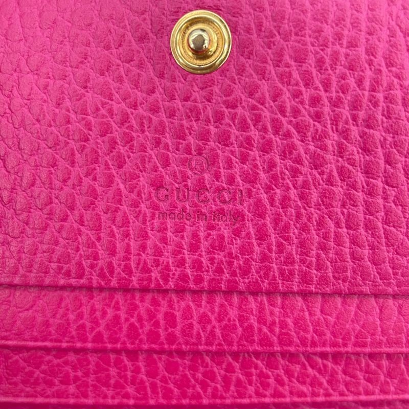 GUCCI GG Marmont Wallet in Pink Leather - Exquisite Craftsmanship