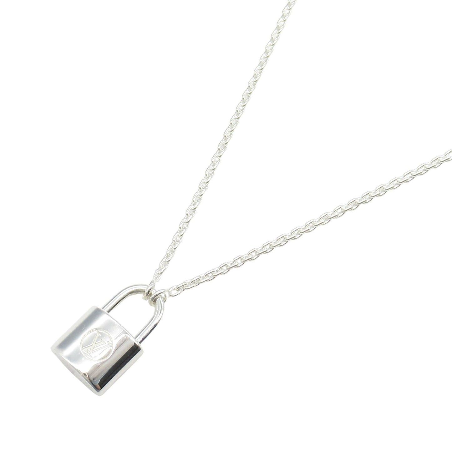 Louis Vuitton Pandantif Lockit Necklace - Silver 925, 49.5cm